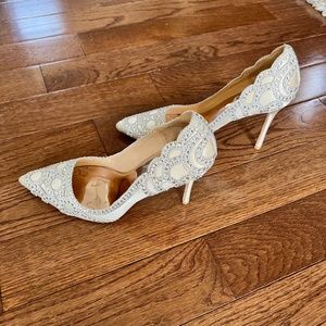 Badgley Mischa wedding pumps